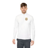 GMP 'God Money Power' Quarter-Zip Pullover – Gold Tiger Crest
