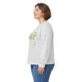 GMP (God Money Power) Long Sleeve Tee — Gold Logo Faith Streetwear