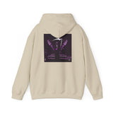 Angel Of Death Hoodie — Purple Gothic Angel Graphic Sweatshirt