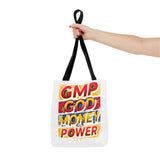 Tote Bag — GMP: God Money Power Bold Graphic Tote