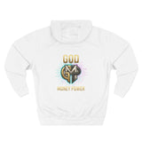 Three-Panel Fleece Hoodie