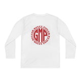 Youth Long Sleeve Tee — "GMP" God Money Power Logo Athletic Shirt