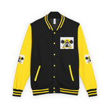 Letterman Jacket - Retro Palm Grove Graphic Varsity Jacket
