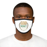 Face Mask — "God Money Power" Inspirational Graphic Reusable Mask