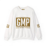 Crewneck Sweatshirt — GMP "God Money Power" Gold Logo