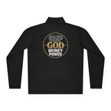 GMP GOD Quarter-Zip Pullover — Money Power Logo