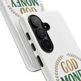Phone Case — "God Money Power" Inspirational Religious Design