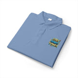 God is My Power Polo Shirt — Faith-Based Graphic Performance Polo
