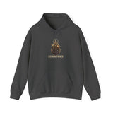 Hoodie — 'God Money Power' Buddha Graphic Pullover