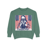 God Money Power Sweatshirt — Patriotic Bandana Graphic Crewneck