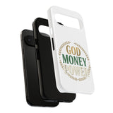 Phone Case — "God Money Power" Inspirational Religious Design