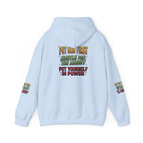 Inspirational Graphic Hoodie - "Put God First, Hustle for the Money, Put Yourself in Power"