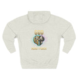 Three-Panel Fleece Hoodie