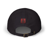 Dad Cap — Red Glitter Sacred Heart Embroidered Baseball Hat