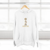 God Money Power Hoodie — Crown & Coin Vertical Graphic Fleece Hoodie