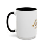 God Money Power (GMP) Accent Coffee Mug — Inspirational Religious Coffee Cup