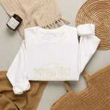 Crewneck Sweatshirt — Put Out Fires, Invest In Money Gold Logo