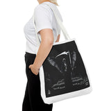Angel Of Death Grim Reaper Wings Tote Bag — Gothic Scythe Design