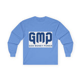 GMP God Money Power Long Sleeve Tee — Bold Faith & Prosperity Shirt
