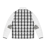 God Money Power Puffer Jacket — Graphic All-Over Print Jacket