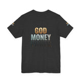 God Money Power T-Shirt — Bold Faith & Hustle Graphic Tee