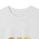God Money Power Long Sleeve Tee — Inspirational Faith & Wealth Graphic Shirt