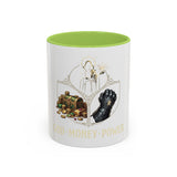 Magic & Wealth Accent Coffee Mug — "Gold Money Power" Alchemy Design (11/15 oz)