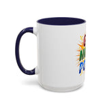 God Money Power Accent Coffee Mug — Inspirational Faith & Prosperity Gift (11/15oz)