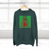 Jesus 'Keep Moving Forward' Hoodie — Retro Red & Green Graphic Pullover