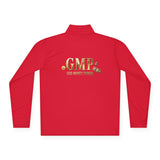 Quarter-Zip Pullover — Gold GMP (God Money Power) Logo Athletic Pullover