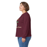 Long Sleeve Tee — "God · Money · Power" Graphic