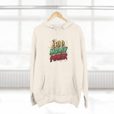 God Money Power Hoodie — Graphic Fleece Pullover with Crown Logo