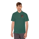 Motivational Polo Shirt — “Put God First, Hustle for the Money, Put Yourself in Power”