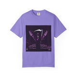Angel Of Death- T-Shirt — Gothic Angel Wings Graphic Tee (Purple Reaper Design)