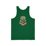 God Power Tank Top — Faith-Inspired Graphic Jersey Tank