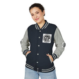 Letterman Jacket - "GMP (God Money Power)" Black & White Varsity Jacket