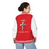Letterman Jacket - GMP 'God Money Power' Cross Varsity Jacket