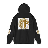 Hoodie — GMP Gold Emblem 'Good Money Power' Chest & Sleeve Logo