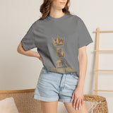 God Money Power T-Shirt — Crown & Coins Faith-Inspired Graphic Tee