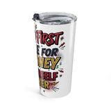 20oz Motivational Tumbler — “Don’t God Fix, Hustle For The Money” Inspirational Travel Mug