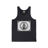 Jesus Money Graphic Tank - Vintage Dollar Note Design