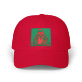 Dad Cap — Retro Green & Red Graphic Patch Hat