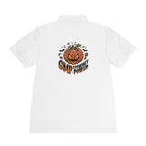 Halloween Pumpkin “God Money Power” Polo Shirt