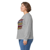 Inspirational Long Sleeve Tee — “Put God First, Hustle for the Money, Put Yourself in Power”