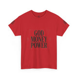 God Money Power T-Shirt — Bold Faith & Hustle Graphic Tee