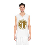 GMP 'God Money Power' Basketball Jersey – Gold Circle Logo Athletic Tank