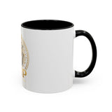Lion Crest Accent Coffee Mug — GMP Logo Gold Shield