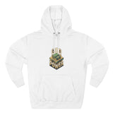 God Power Hoodie — Retro 3D Faith Graphic Fleece Hoodie