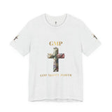 God Money Power Cross Tee — Christian Faith Graphic T‑Shirt