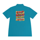 GMP God Money Power Graphic Polo Shirt – Retro Motivational Men's Sport Polo